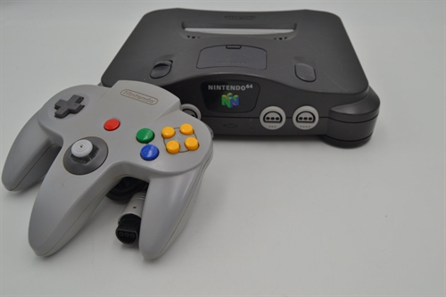 Nintendo 64 - Charcoal Grey - Konsol - SNR NUP10898302 (B Grade) (Genbrug)